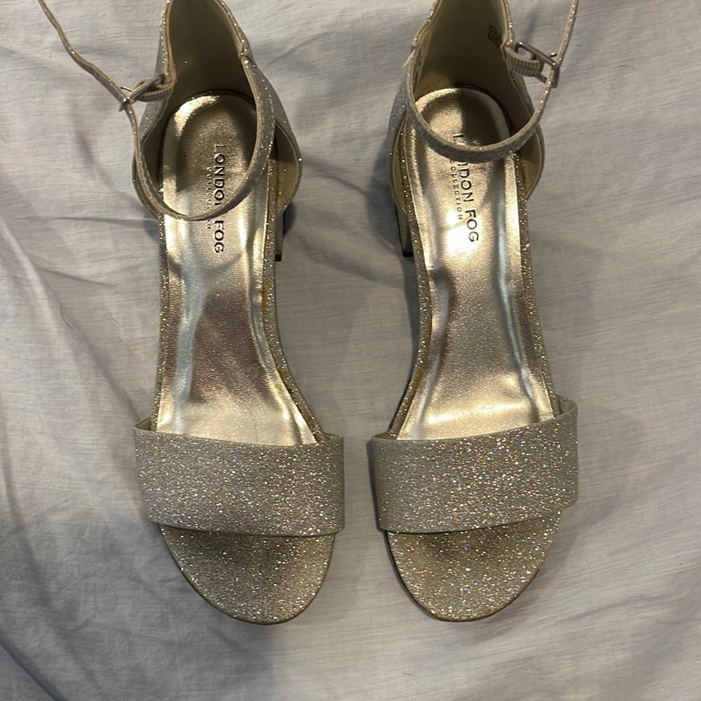 Silver glitter mini heal